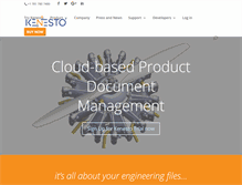 Tablet Screenshot of kenesto.com